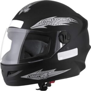Capacete Automotivo com Viseira 2mm e Fechamento Micrométrico