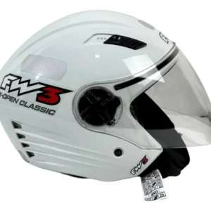 Capacete Aberto P/ Moto Fw3 Viseira Cristal X Open Inmetro