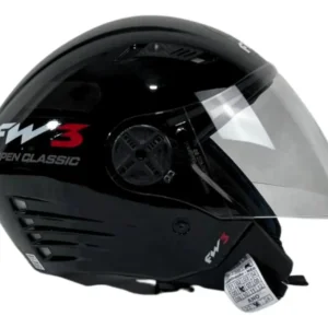 Capacete Aberto P/ Moto Fw3 Viseira Cristal X Open Inmetro