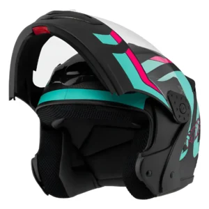 Capacete Robocop Escamoteável Fechado Mixs Gladiator Delta S