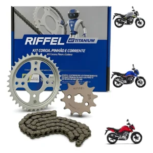 Kit Relaçao Titan Fan Start 160 Riffel Aço