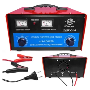 Carregador De Bateria 6v 12v 24v 50a Com Ajuste De Corrent